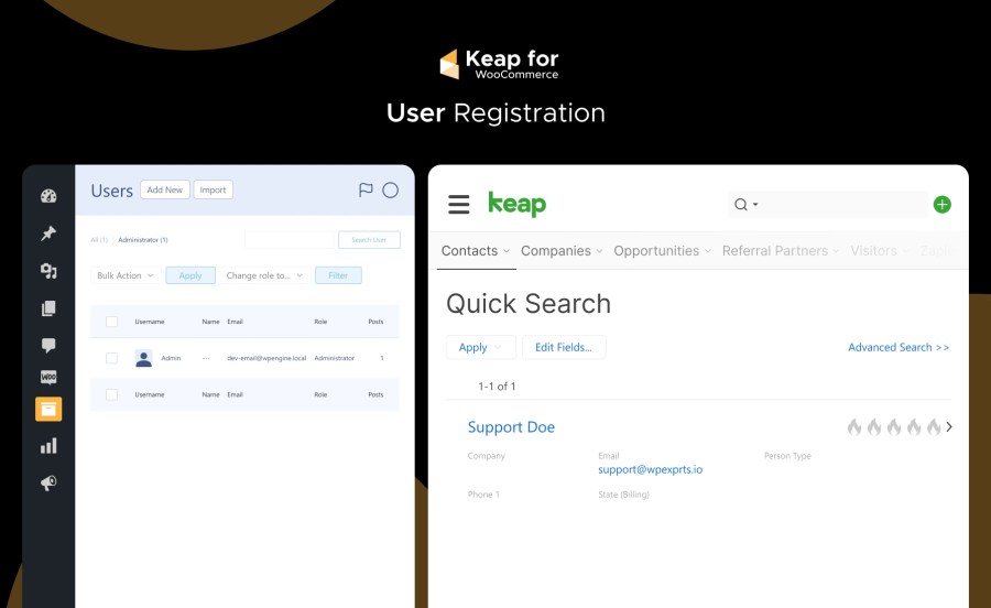 User Registration Feature