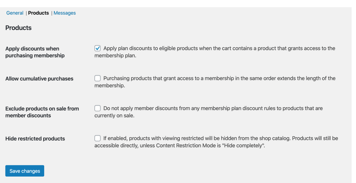 WooCommerce Memberships Settings Documentation - WooCommerce