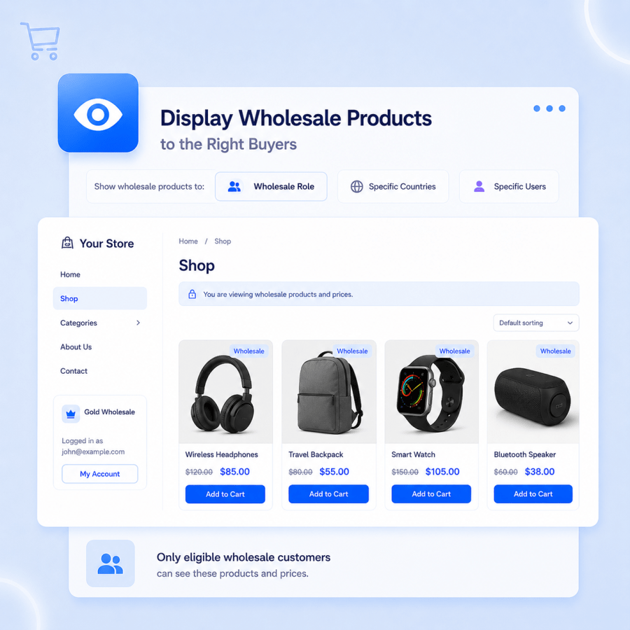 Show Wholesale Products to the Right Buyers