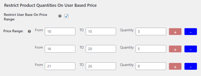 WooCommerce user defined pricing