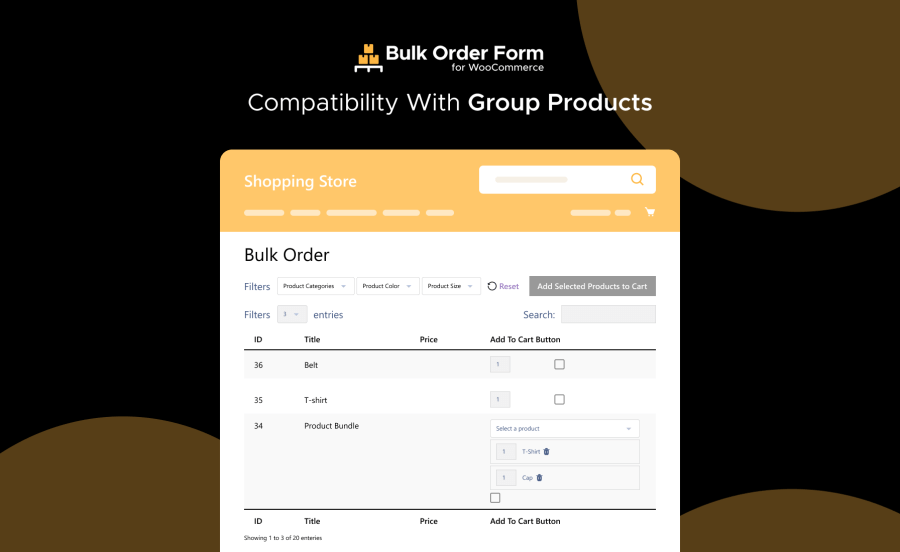 Compatibility with Group Products