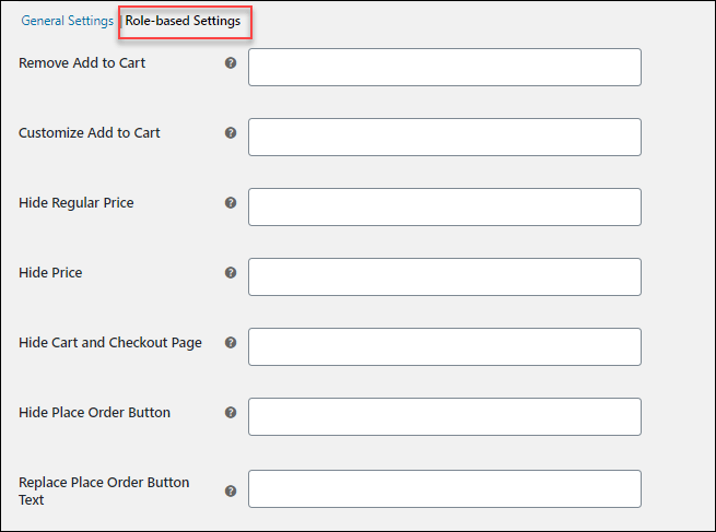 Advanced Catalog Mode | Role Based Settings