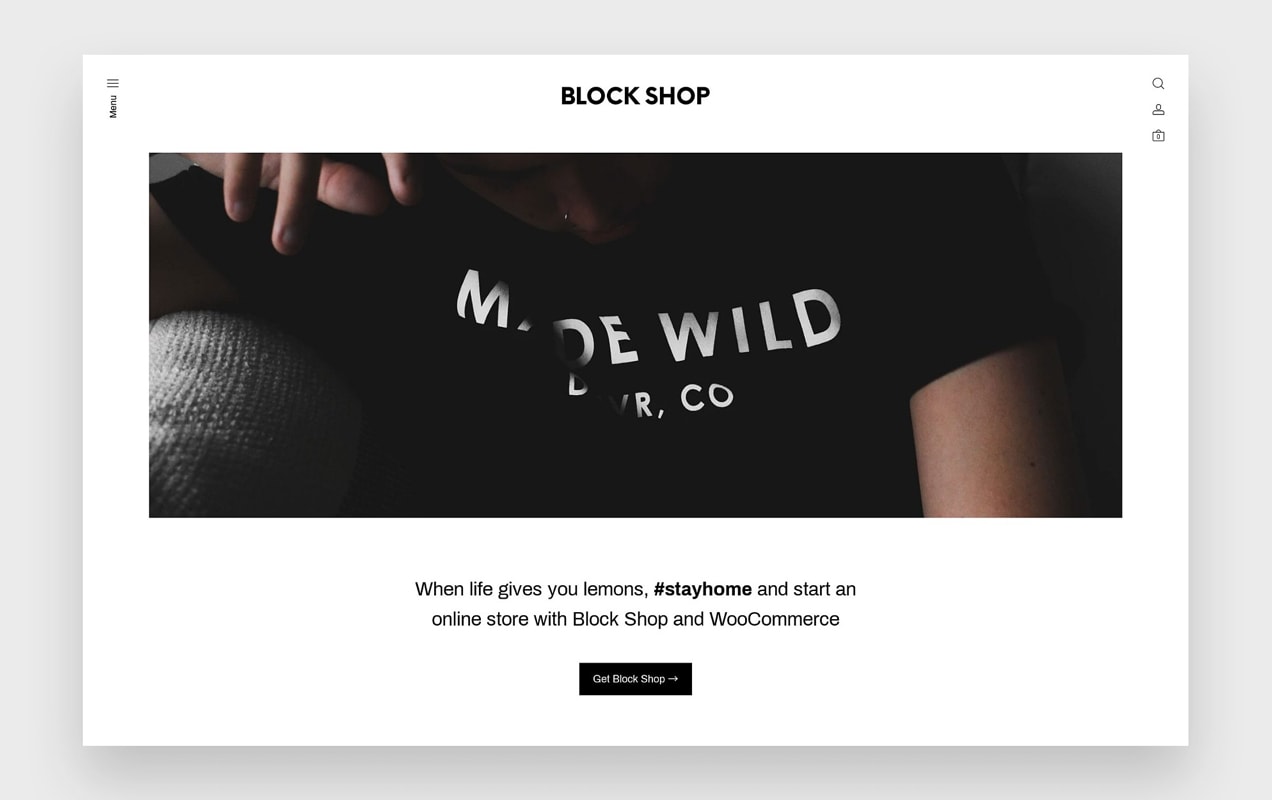 the Block Shop theme, built for efficiency