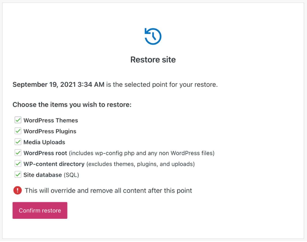 Website Restored How to back up and restore your WooCommerce website