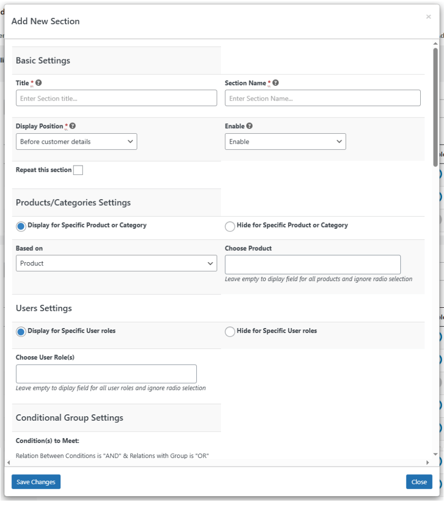 Add New Sections to the Checkout Page