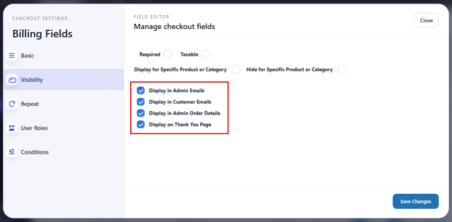 Display Custom Field Data in Order Emails & Thank You Page