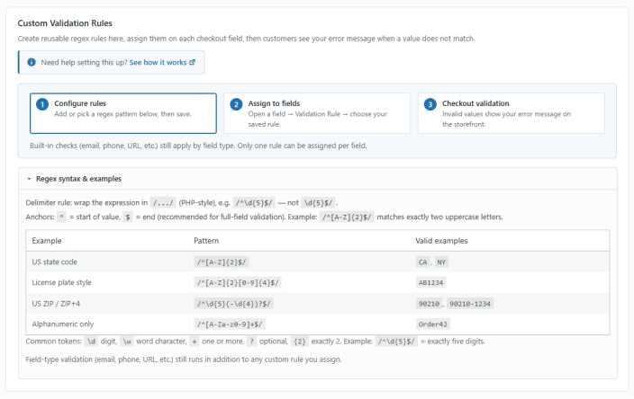Regex Syntax & Examples
