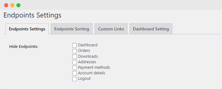 my account page customizer for woocommerce