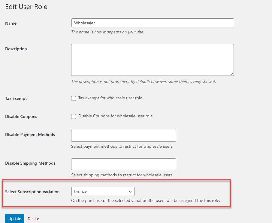 Sell Wholesale Memberships with WooCommerce Subscriptions Documentation ...