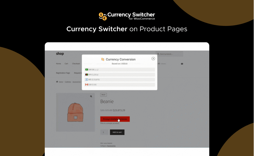 Currency Switcher on Product Pages