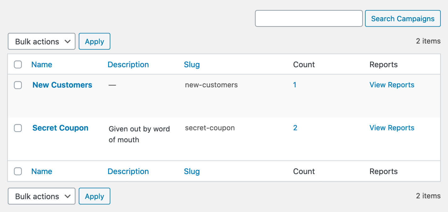 WooCommerce Coupon Campaigns Documentation - WooCommerce