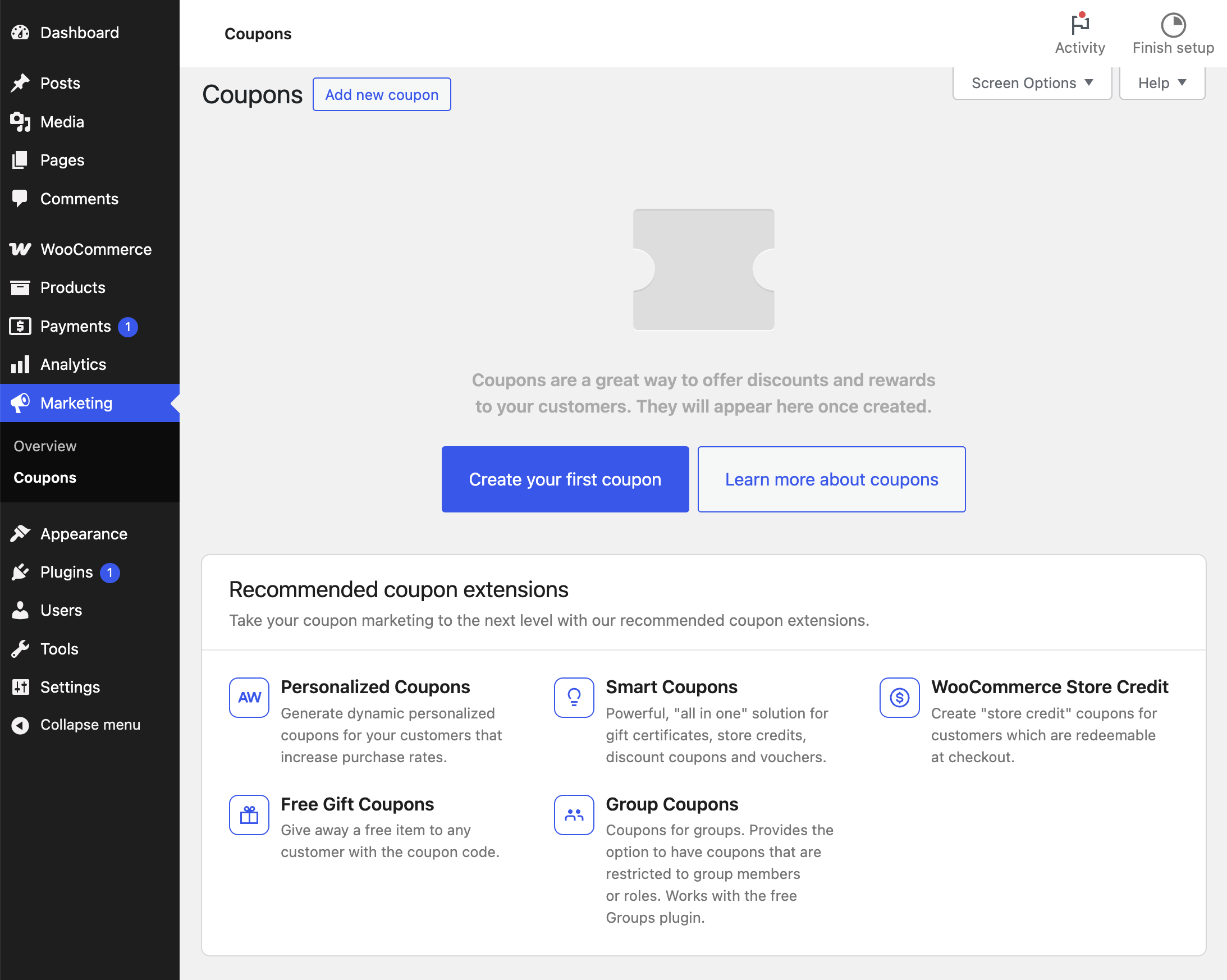 Managing Coupons in WooCommerce Documentation - WooCommerce