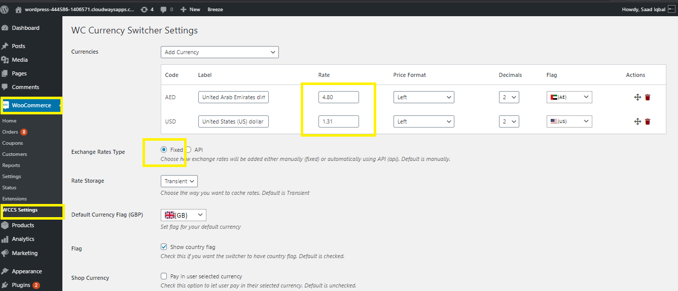 Currency Switcher For Automatically Convert Currency Plugin