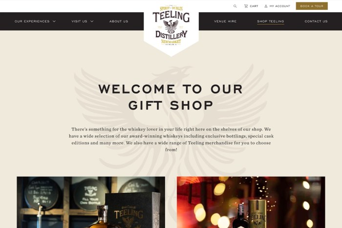 Screenshot of Teeling Distillery