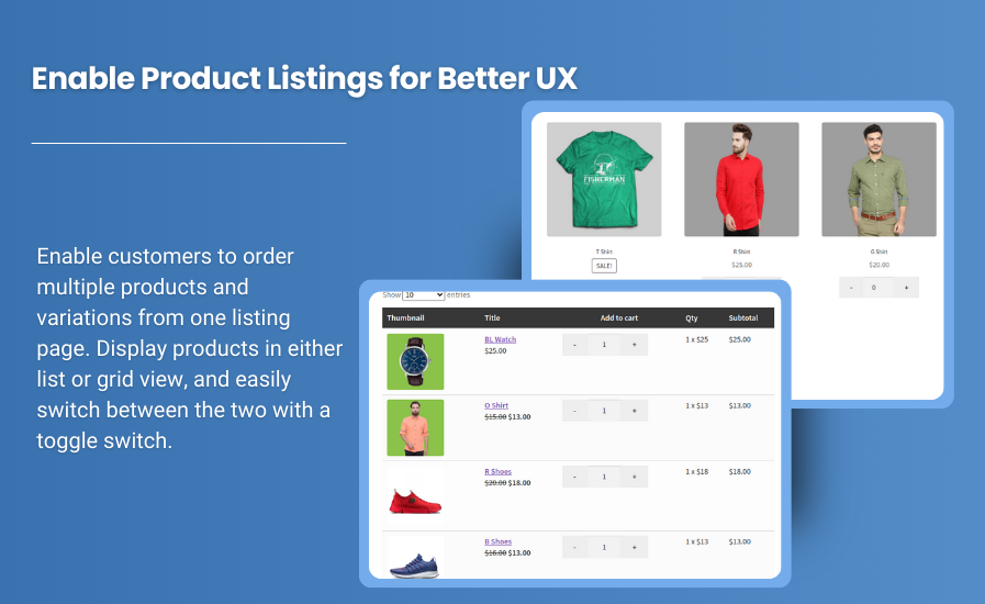 WooCommerce Product Listing Page | List/Grid View