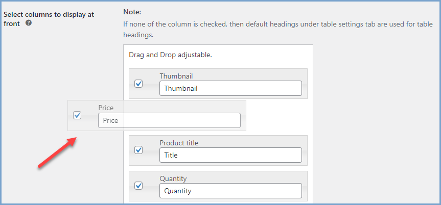 Customize listing page headings by sorting the order
