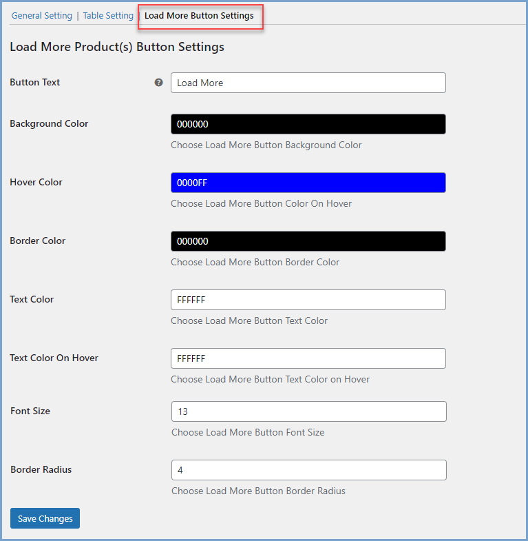 Página de listas de los producto de WooCommerce