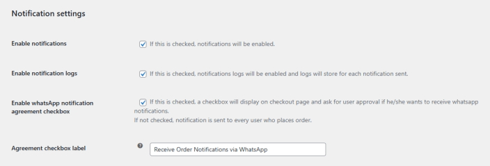 Configuring Notification Settings