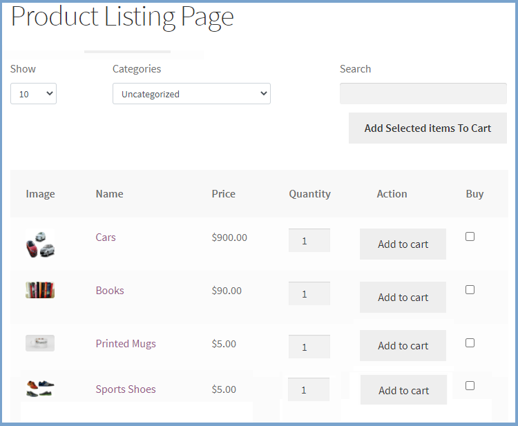 WooCommerce Product Listing Page, List View & Grid View