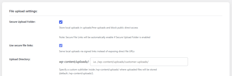 Secure File Storage with Signed Links