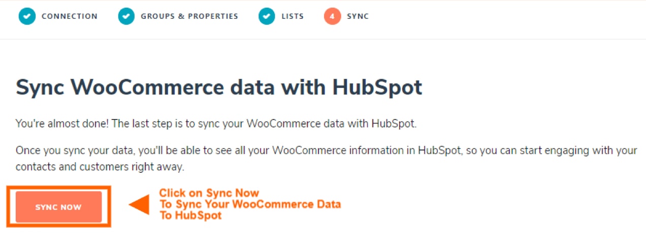 syncing WooCommerce with HubSpot