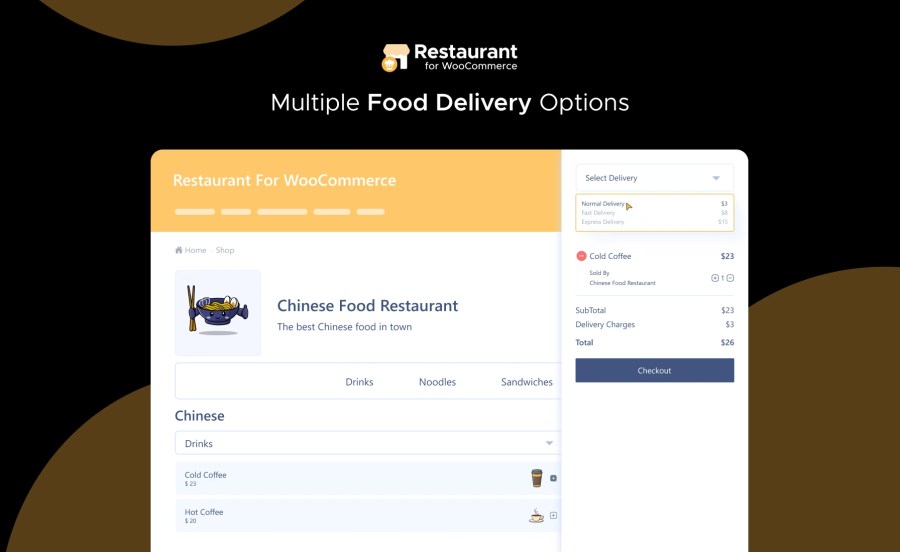 Multiple Delivery Options Feature