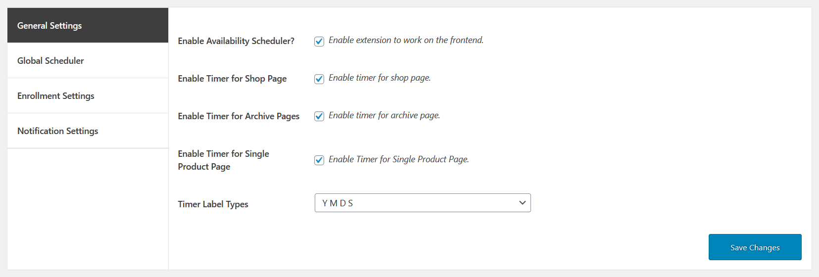 Availability Scheduler for