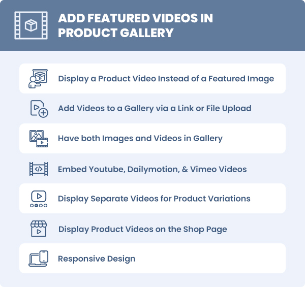 WooCommerce add featured video