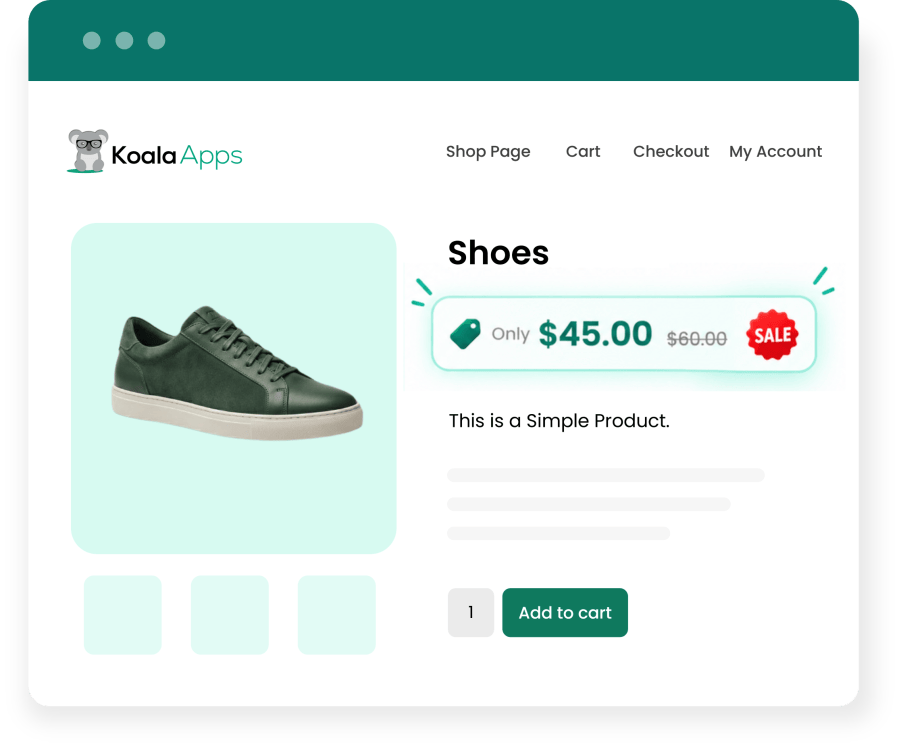 Price Text for woocommerce