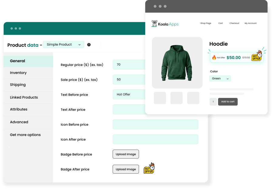 Price Text for WooCommerce