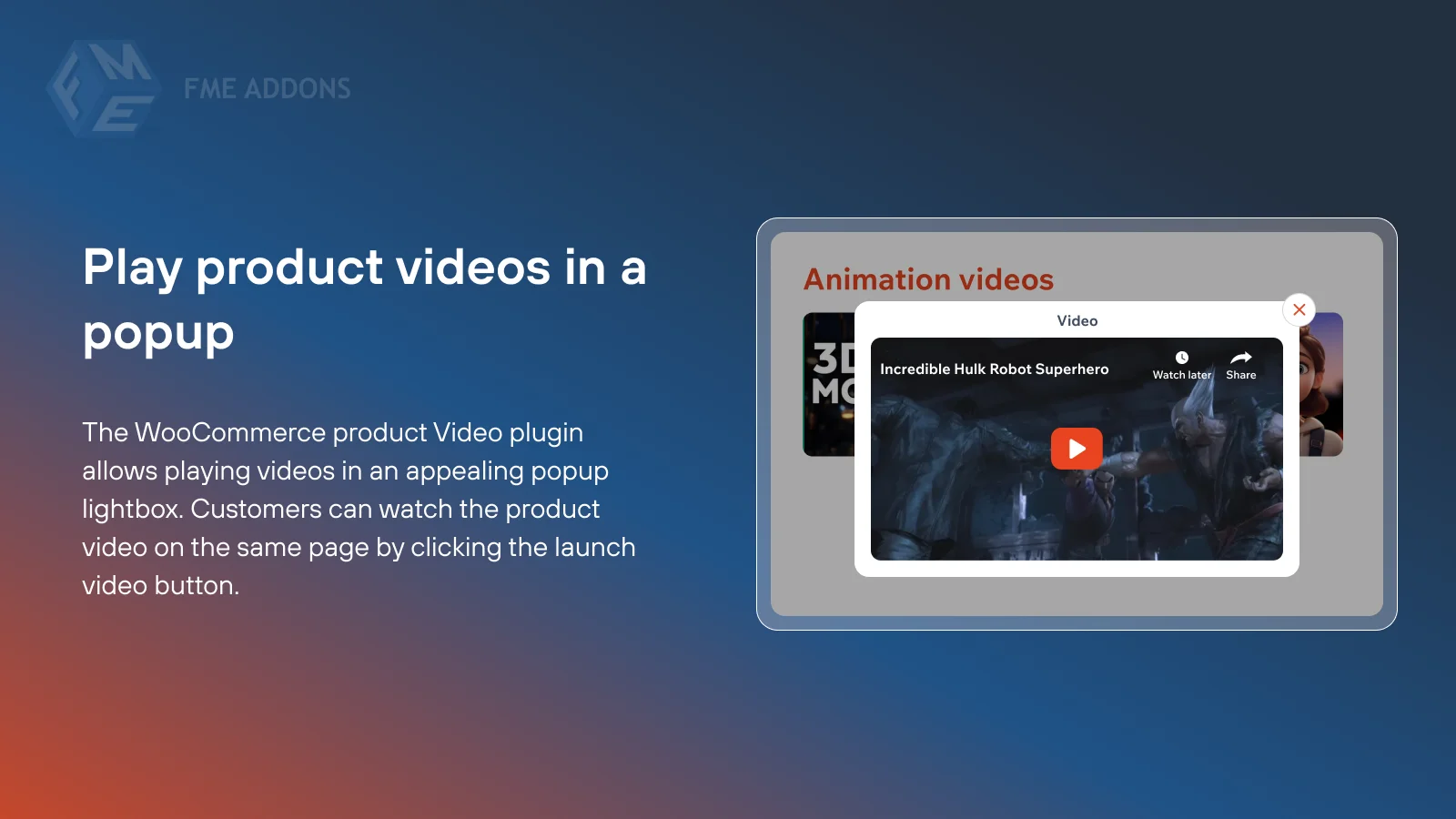 Product Video Gallery for WooCommerce