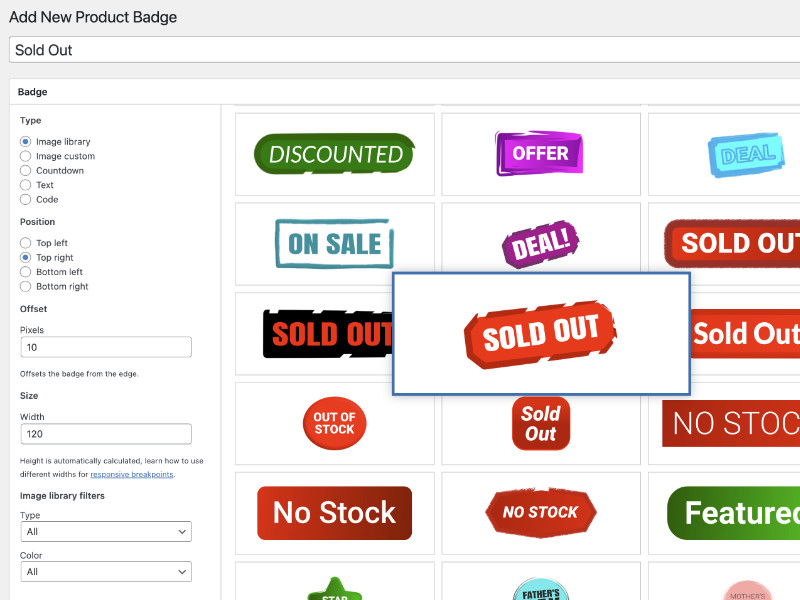 Product Badges - WooCommerce