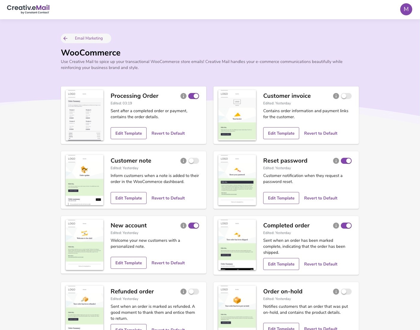 Plantillas de WooCommerce 