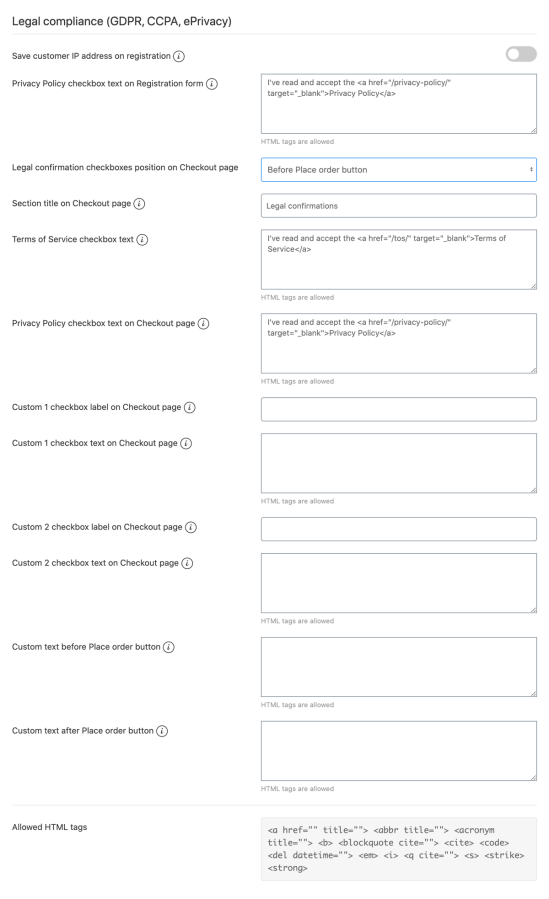 Gem – Legal compliance (GDPR, CCPA, ePrivacy, etc.)