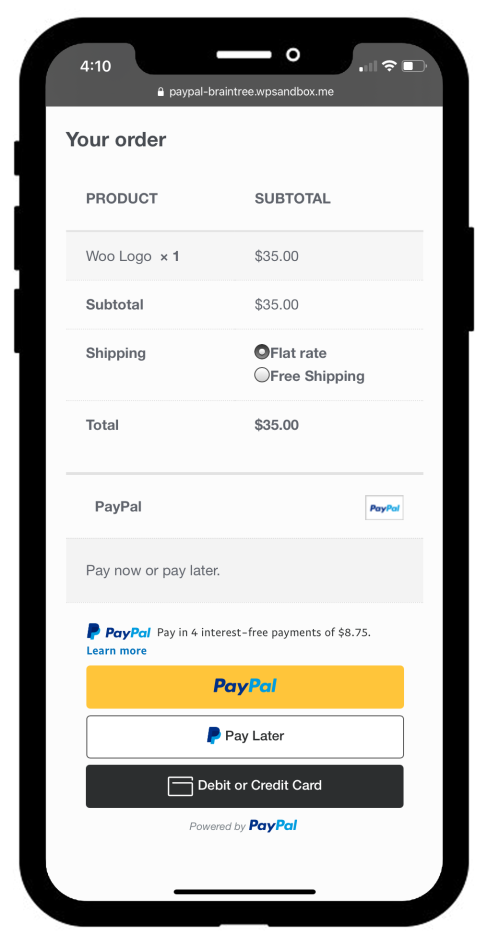 PayPal Checkout Documentation - WooCommerce