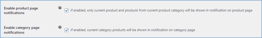 Sale live sales Notifications based on Category