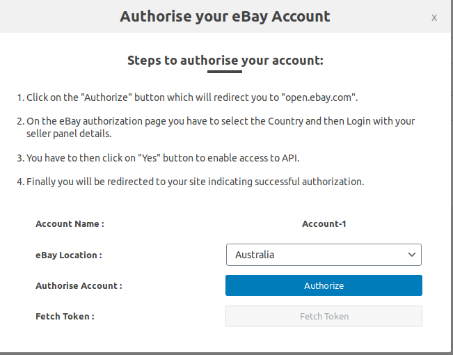 Account authorization