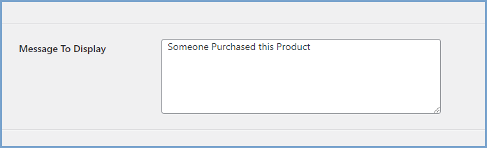 Customize sales Notification Message