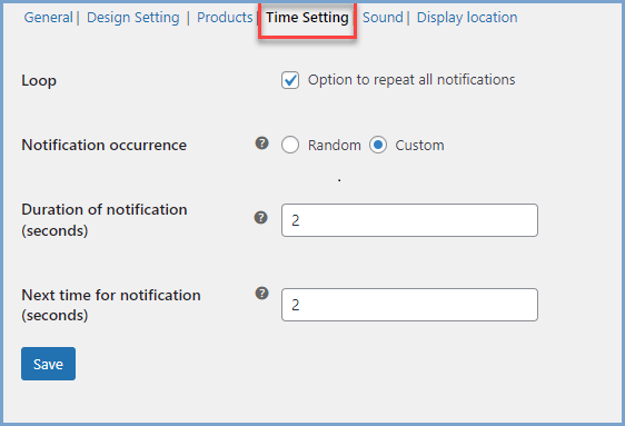 Schedule Notification Timing and Intervals