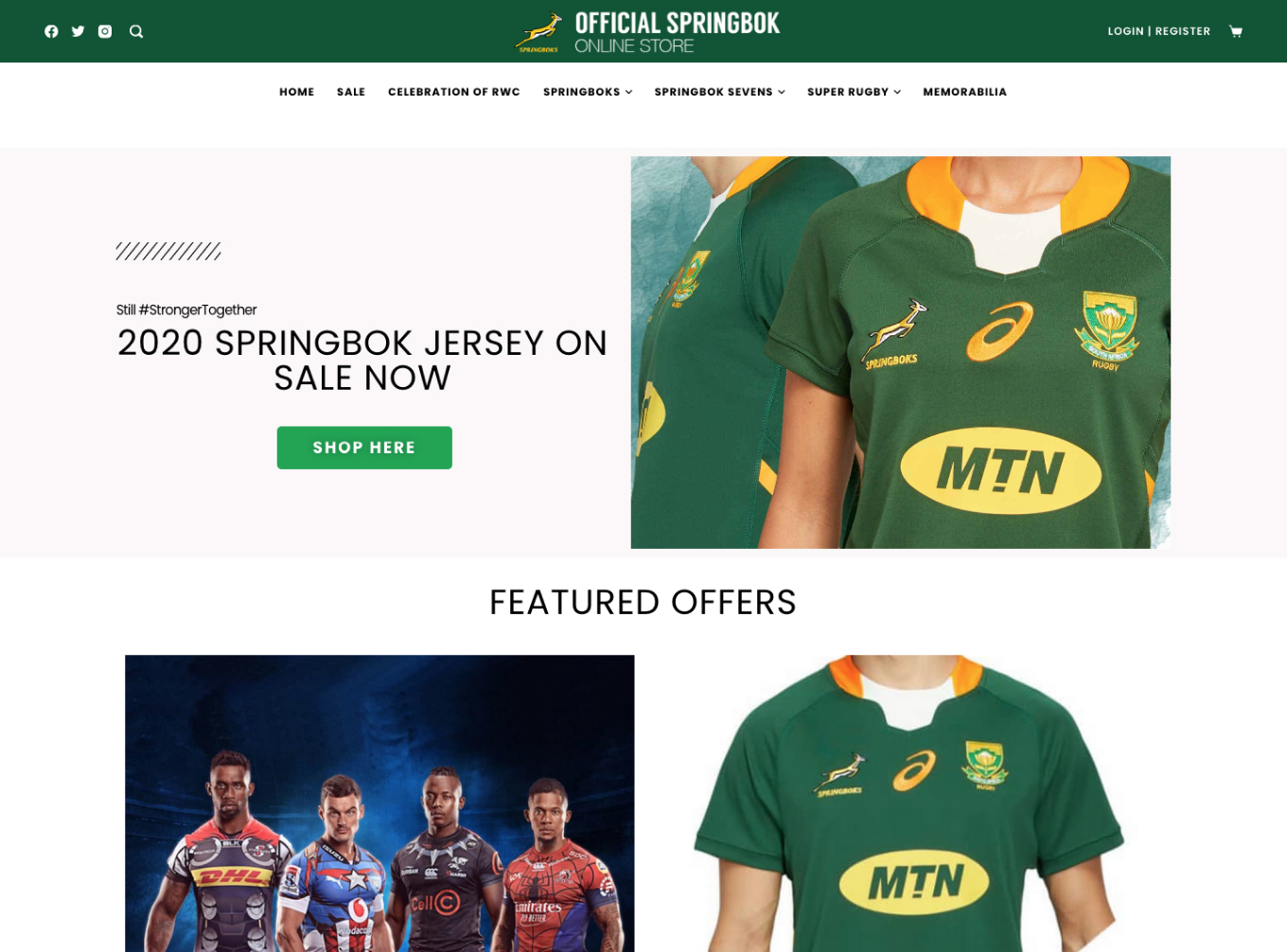 South African Rugby Shop
