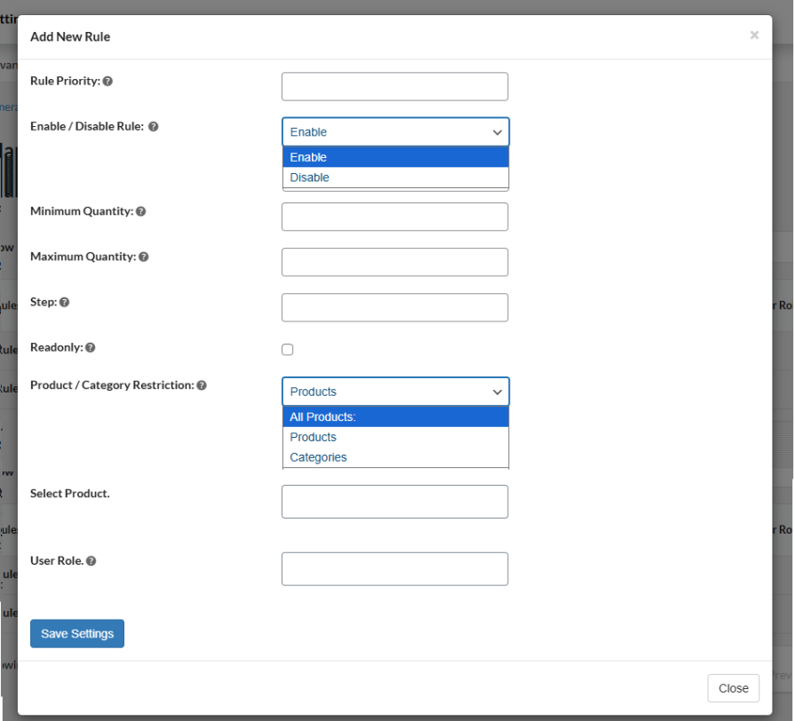 Create Rules to Manage Display of the Button