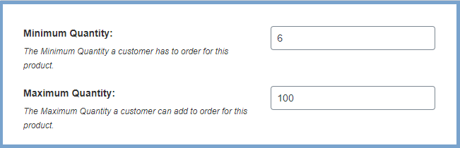 Quantity increment buttons