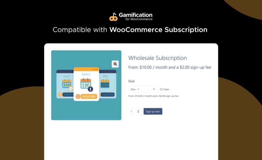 Compatible with WooCommerce Subscription Feature