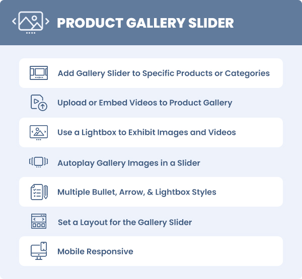 WooCommerce product gallery slider