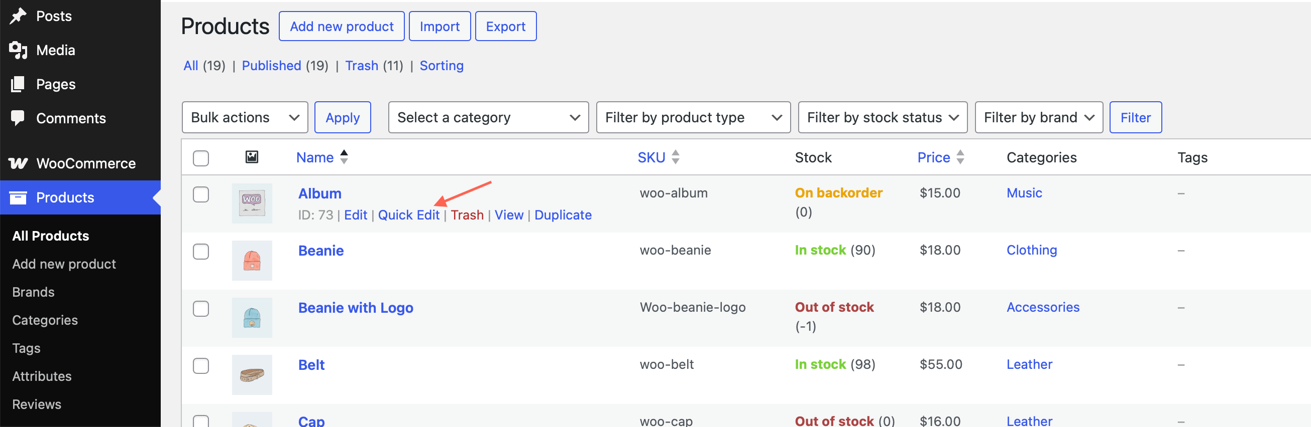 Bulk Editing Products Documentation - WooCommerce