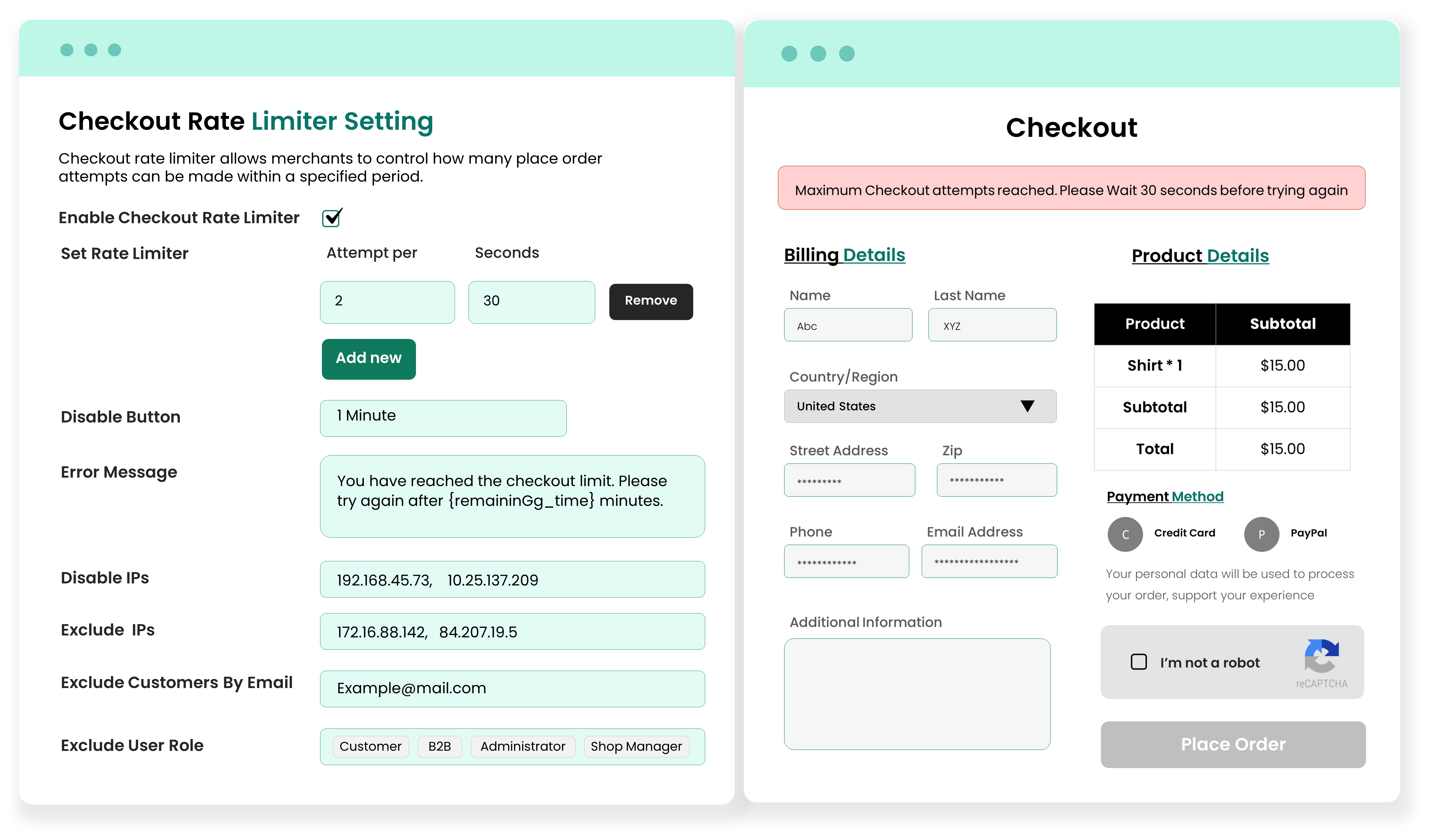 reCaptcha for WooCommerce - Google V2 & V3 Captcha