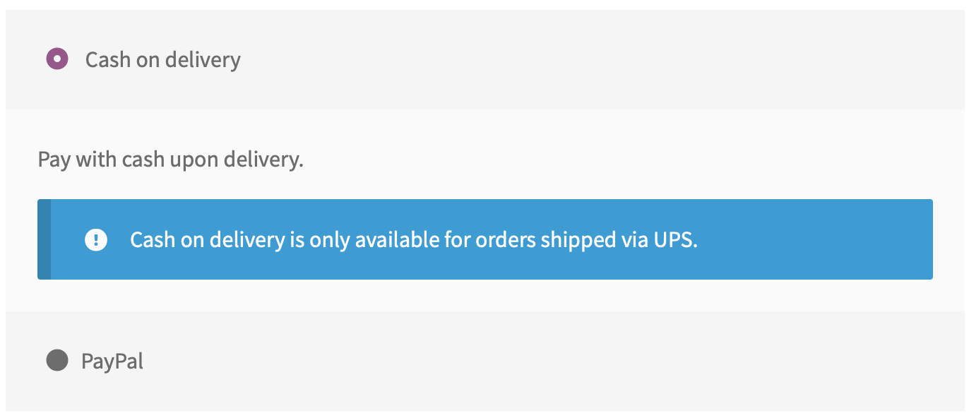 Conditional Shipping and Payments Documentation - WooCommerce