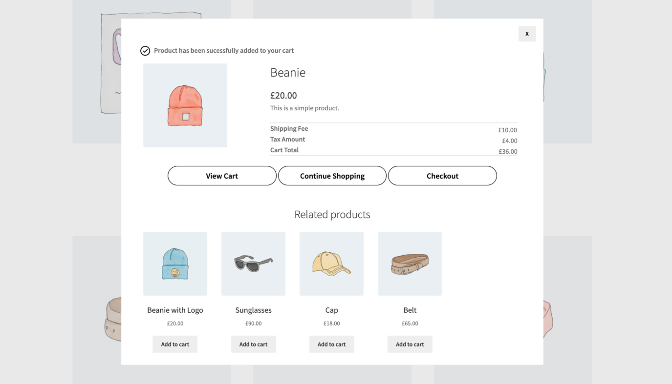 teacher Is crying Defeated WooCommerce Added to Cart Popup Extension