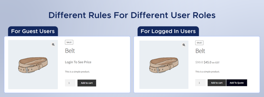 User Role Restrictions