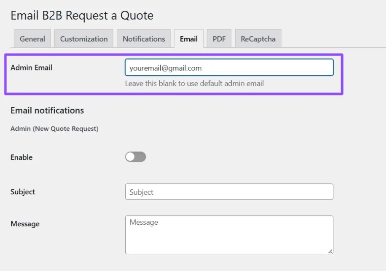Select Your Primary Email